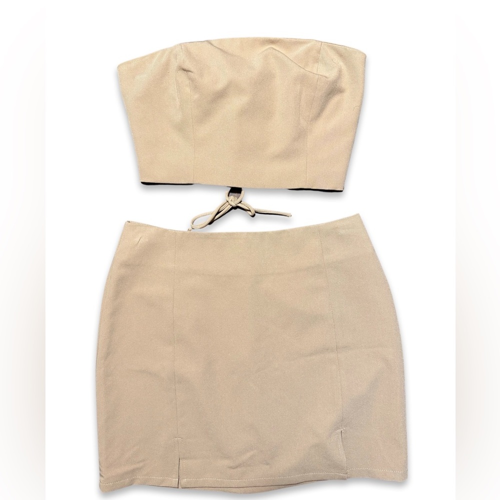 Motel Rocks Two Piece Set in Tan Size S